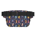 thumbnail image 3 of Balery Cartoon Dinosaur Mochila Cinturón para Mujeres y Hombres, Bolsa de Cintura Impermeable de Doble Capa con Correa, 3 of 9
