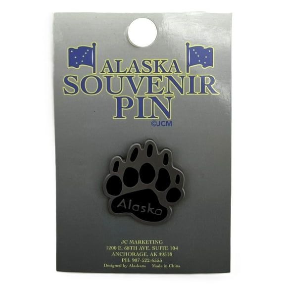 Alaska Bear Lapel Pin Enamel
