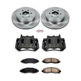 thumbnail image 2 of PowerStop Front Stock Replacement Brake Pad and Rotor Kit with Calipers Fits: DODGE Select Models KCOE2187, 2 of 7