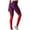Red, variant on Ynynloco Leggings for Women Gradient Butt Lifting Seamless High Waisted Compression Yoga Pant Workout Tummy Control Running Quick Dry Leggings
