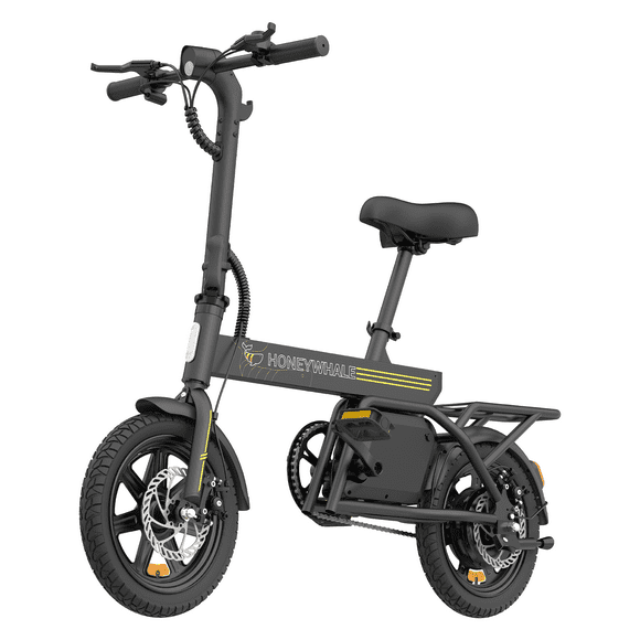 Bicicleta Electrica Plegable Honey Whale B20 Negro