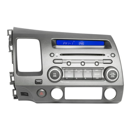 Civic Radio Climate 2009-11 Honda Civic AM FM MP3 Radio CD Code Included 39100-SNA-A611-M1 Face 2AL0 - Refurbished ()
