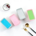 thumbnail image 4 of PENGXIANG 2pcs DIY Rectangular Cake Mold Pan Silicone Baking Mold Toast Mold Cake Sandwich Box for Mousse Cake Bread (Blue), 4 of 5