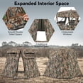 thumbnail image 2 of GVN Tent,360° One Way See Through Ground Hunting Blind for Deer and Turkey Hunting, 2 of 8