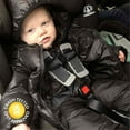 thumbnail image 2 of ONE KID The Road Coat Premium Snow Suit | Car Seat Safe Winter Jacket for Infants & Toddlers | Crash Tested, Easy In & Out | Unisex Design | For Newborns to 24 Months (Black, 0/3 Month), 2 of 4