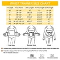 thumbnail image 3 of Women's Hot Sauna Workout Waist Trainer Corset Trimmer Belt Sweat Slimming Body Shaper, 3 of 7