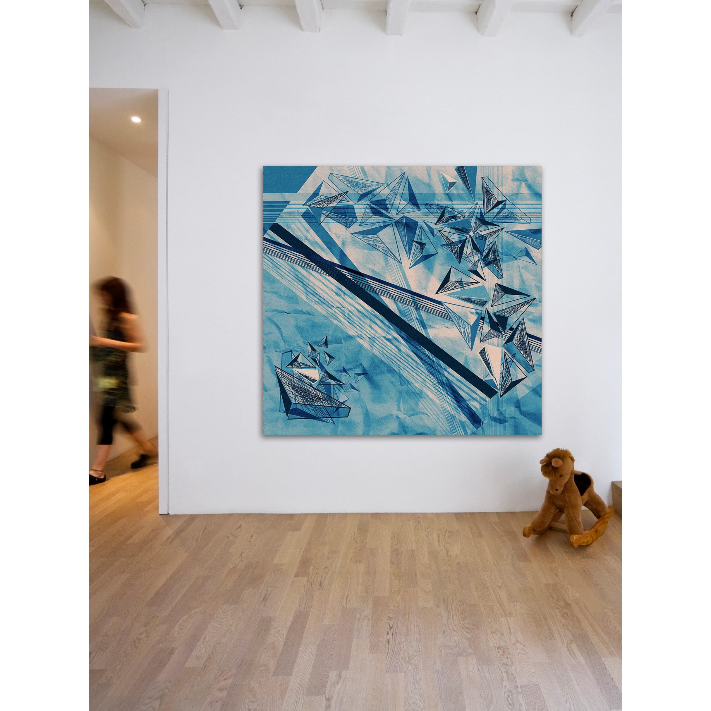 Marmont Hill - "Hidden Stars" Painting Print on Wrapped Canvas