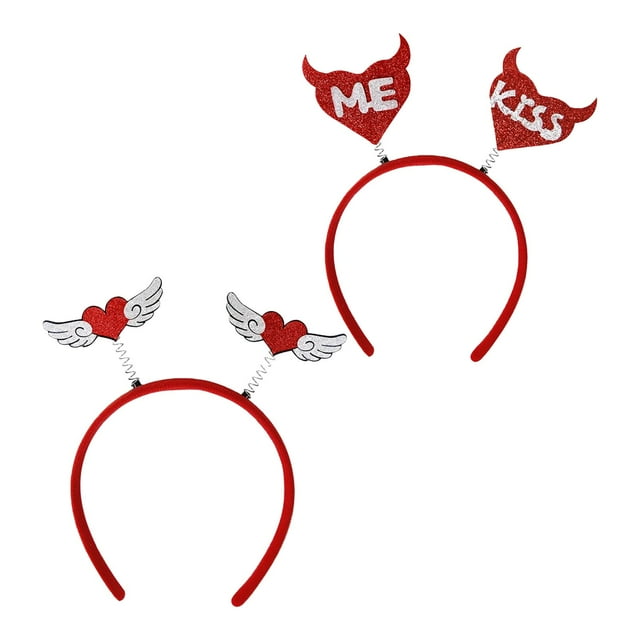 2 diademas para el día de San Valentín, artículos para vestir para fiestas, vacaciones BLESIY aro de san valentin