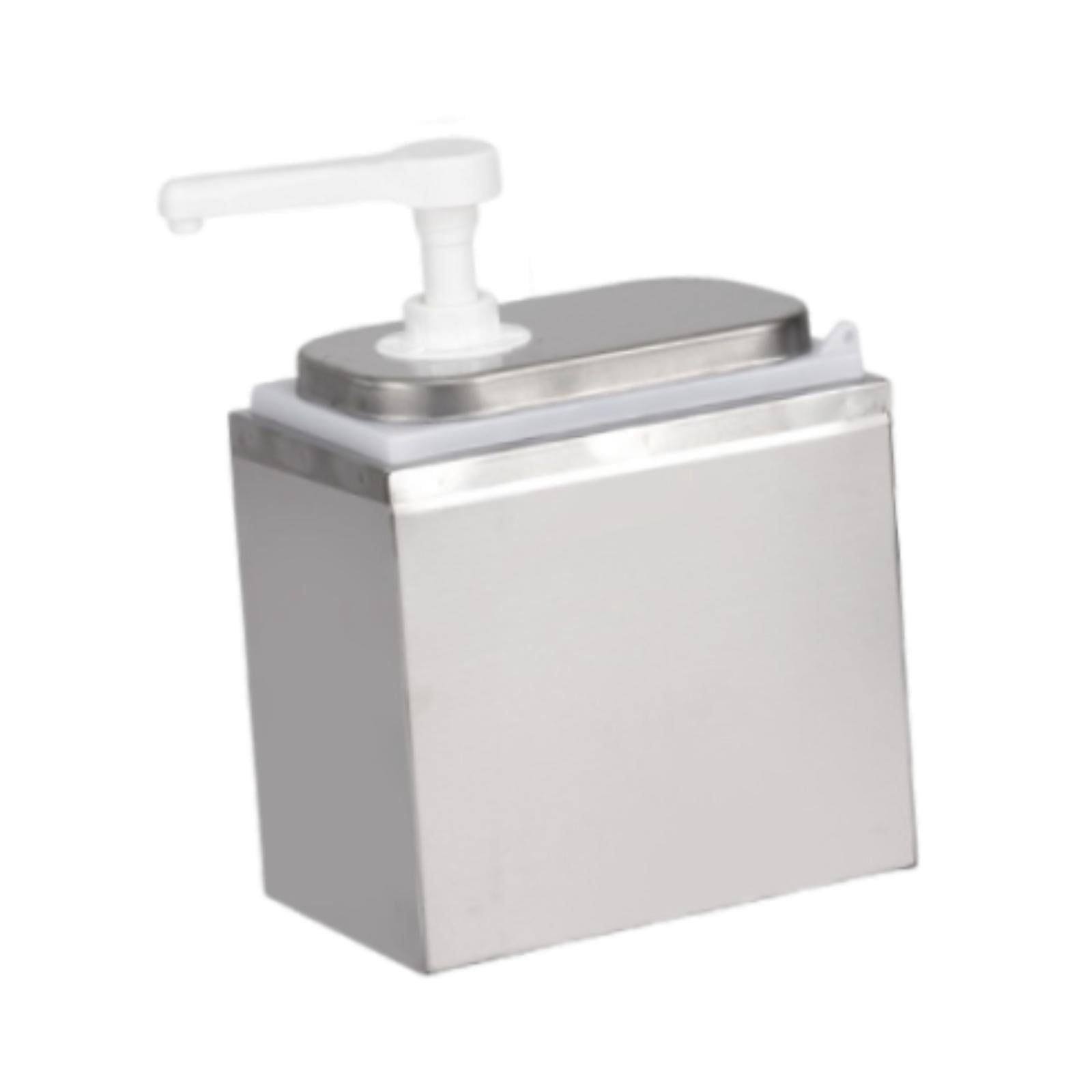 Fancyes Sauce Dispenser Syrup Dispenser 2 L Seasoning Condiment Container Syrups Salad Ketchup Syrup Pump for Kitchen Bar 2L