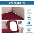 thumbnail image 6 of SEase 3 Piece  Sofa Covers  Stretch Individual Seat  Couch cushion covers Slipcover Sets Thick Jacquard Textured Twill Fabric, 6 of 14