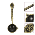 thumbnail image 3 of MasteelfCA 1pc Lacquer Wax Melting Wax Granule Spoon Retro Sealing Spoon (Golden), 3 of 7