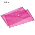 thumbnail image 3 of Unique Bargains File Folders Office Plastic Envelopes Document Organizer with Snap Button Pink, 3 of 6