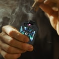 thumbnail image 4 of YHDSYY Big Sale! Three Lights Electronic Rechargeable Lighter, Lighter, Transparent Double Lighter LED Power Display Type-C Rechargeable Lighter Outdoor Windproof Clearance Sales Today Deals Prime, 4 of 8