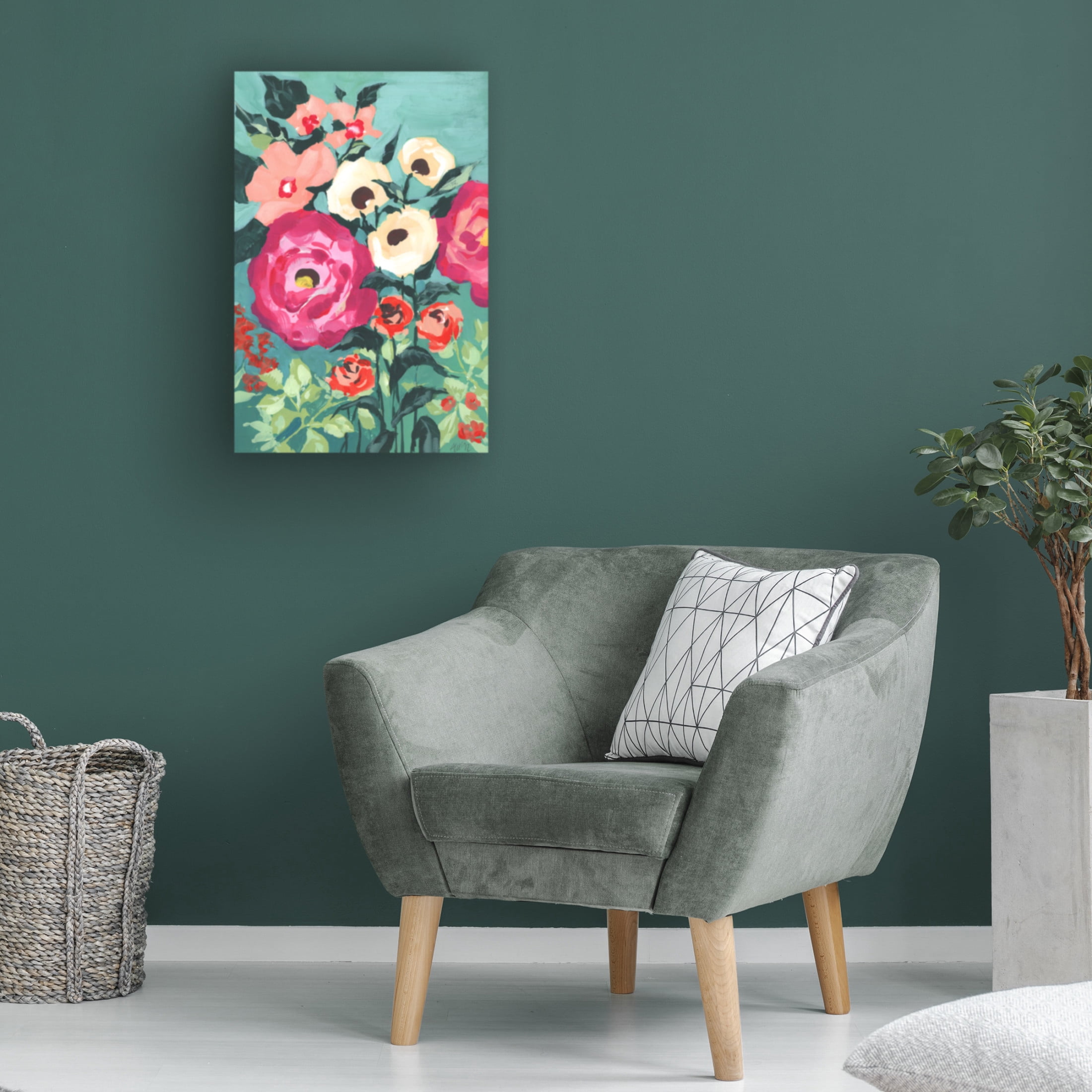 Trademark Fine Art Ania Zwara Viva Magenta Peonies Canvas Wall Art