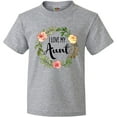 thumbnail image 3 of Inktastic I Love my Aunt- flower circle Youth T-Shirt, 3 of 5