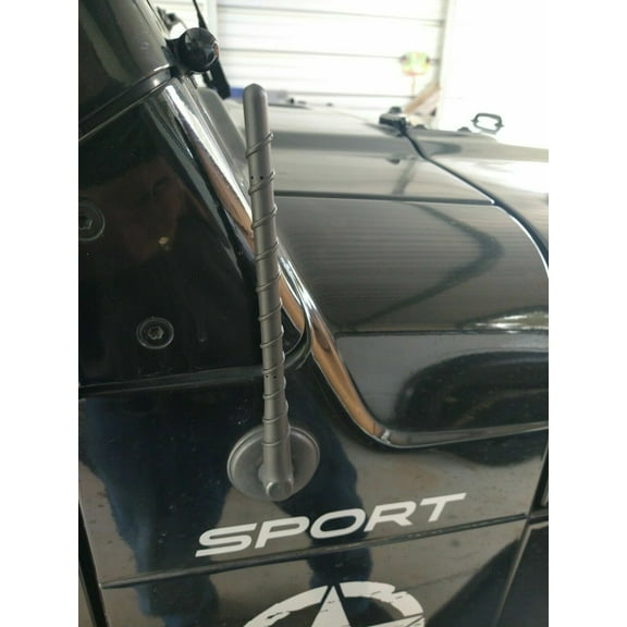 7" inch Rubber Spiral Antenna Mast Radio for JEEP WRANGLER 1987-2006 YJ/TJ 1987-1997-2006