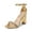 GOLD-RHINESTONE, variant on Women's Hi-Chunk High Heel Pump Sandals