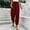 Wine, variant on TAGOLD Womens Summer Pants,Fashion Womens Casual Solid Color Pants Straight Wide Leg Trousers Pants With Pocket