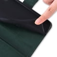 thumbnail image 6 of Phone Case for Samsung Galaxy A15 5G Wallet Cover with Tempered Glass Screen Protector and Flower Leather Flip Credit Card Holder Stand Mobile Cell Accessories A 15 4G 15A Women Men Dark Green, 6 of 6