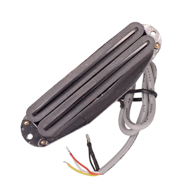 Recolección Doble Carril Negro 4 para Reemplazo de Guitarra Eléctrica ST CUTICAT Dual Rail Pastilla Humbucker