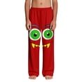 thumbnail image 4 of SGFCWSX Boys Pants Elastic Waist Loose Fit Graphic Print Soft Lounge Pants for Teens Red Size 13 Years, 4 of 9