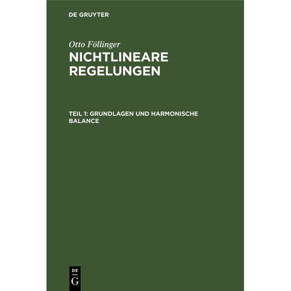 Grundlagen Und Harmonische Balance, (Hardcover)