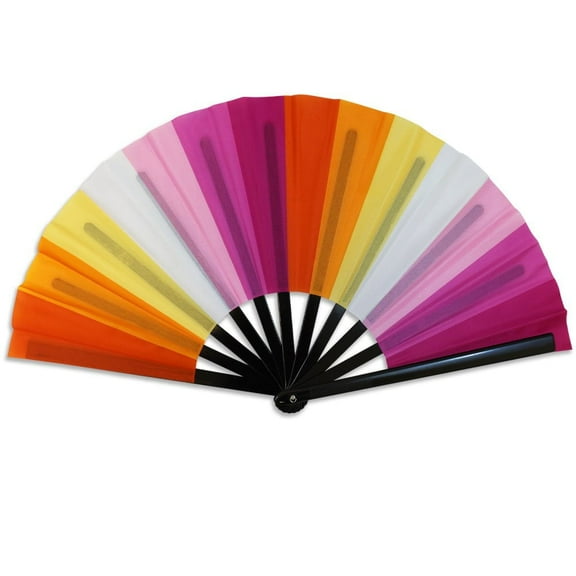 Lesbian Sunset Large  Hand Fan