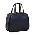 thumbnail image 2 of Qliuoazw Large Capacity Premiums Leather Makeup Bag Portable Waterproof Cosmetic Bag With Dividers High Gloss Tote Travel Organizer For Women, 2 of 6