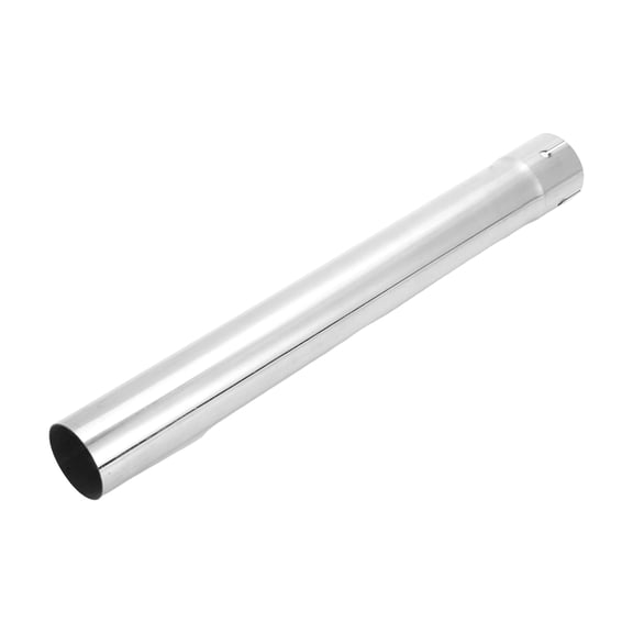 Unique Bargains 2" OD Straight Exhaust Pipe Tube T304 DIY Custom Car Modified Tubing Piping 17.32" Length Expand-on One End Cutted Surface Polishing Silver Tone