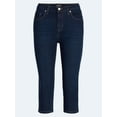 thumbnail image 5 of Scoop Women's Skinny Cropped Jeans, 18.5'' Inseam, Sizes 0-26W, 5 of 5