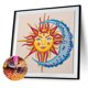 thumbnail image 1 of Cuadros Decorativos Kit de pintura de diamantes 5D en forma especial DIY Sun Moon Rhinestone imágenes ornamento Tmvgtek embutido en tela, 1 of 9