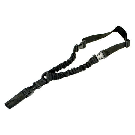 Sniper 1 Single Point Adjustable Bungee Tactical Rifle Bungee Sling Strap - Nylon - (Best One Point Sling)