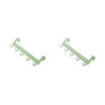 thumbnail image 1 of Gancho de pared sin perforaciones Injueey Verde 2Conjunto, 1 of 6