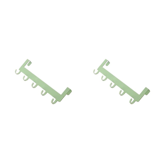 Gancho de pared sin perforaciones Injueey Verde 2Conjunto