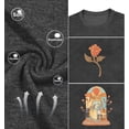 thumbnail image 7 of MOUSYA Magic Kingdom Shirt Women Beauty Shirts Belle Princess Tee Tale As Old As Time T-Shirt Vacation Short Sleeve Tops, 7 of 7