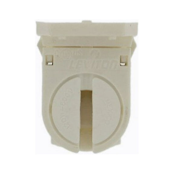 Leviton 23654-SNP Miniature Bi-Pin T5 Dedicated Shunted Snap-In Slide-On Fluorescent Lampholder