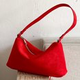 thumbnail image 4 of Halloween Women Faux Suede Shoulder Bag Vintage Commuting Bag Chic Hobo Bag Daily Casual Portable Bag (Red), 4 of 10