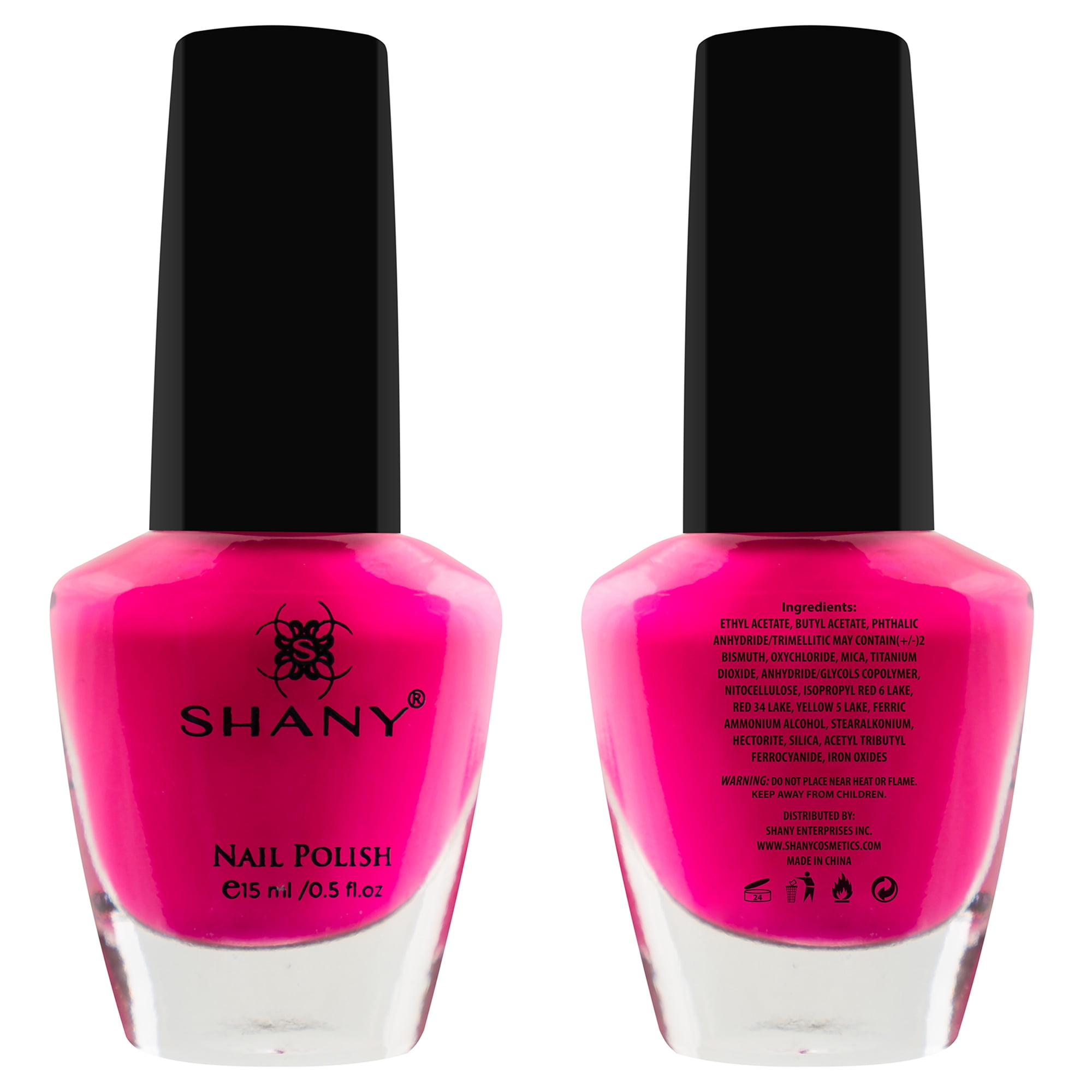 SHANY Cosmopolitan DIY Nail Polish set - Nail Lacquer Quick Dry, Full Size, Vibrant, Colorful, Trendy, Glitter, Glossy, Metallic, Matte Nail Art Nail Shades - Cosmopolitan - 24 Colors