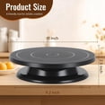 thumbnail image 7 of 11 Inch Revolving Cake Turntable - Light Weight Black Painting Spinner for Decorating and Display, 7 of 7