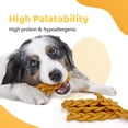 thumbnail image 5 of iPaw Turkey Dog Treats, All Natural Human Grade Dog Treat, Suitable for Training chew, Hypoallergenic, Rawhide Alternative, Easy to digest, Braided Stick, 5 of 7