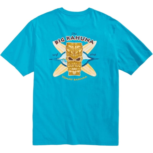 Tommy Bahama - Camiseta gráfica para hombre Big Kahuna, azul, extragrande