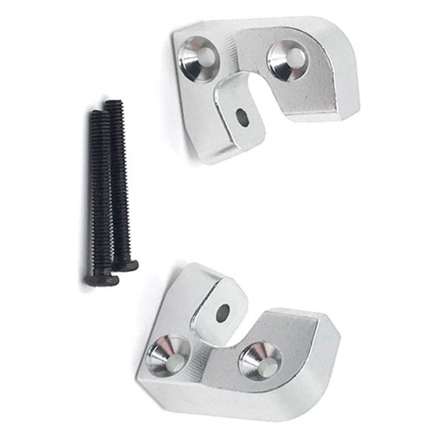 stanreset 2 Pieces RC Car Main Beam Fixing Parts Model Vehicles Beams Mount Automotive Toy Modified Accessory Spare Parts Silver