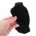 thumbnail image 5 of SEWOART Necklace Holder Stand Black Velvet and Plastic Great for Home and Store, 5 of 8