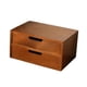 thumbnail image 4 of Caja de almacenamiento organizadora de escritorio de madera con cajones, decoración de mesa, decoración, 25x175x13 cm, 4 of 9