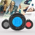 thumbnail image 3 of ASIYUN Altavoz de ducha, altavoz Bluetooth impermeable IPX7, sonido HD fuerte, altavoz inalámbrico portátil con ventosa y gancho resistente, micrófono incorporado, para ducha, piscina, playa, al aire, 3 of 5