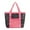 Hot Pink, variant on FNYOXU Mesh Beach Bag Beach Tote Bag for Women Large Beach Toy Bag Pool Bag
