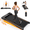 Black Orange, variant on Walking Pad with Vibration Under Desk Treadmill, Manual Incline, 2.5HP 3.8MPH Fitness Jogging Machine with Remote Patbrela LED Display for Home Office