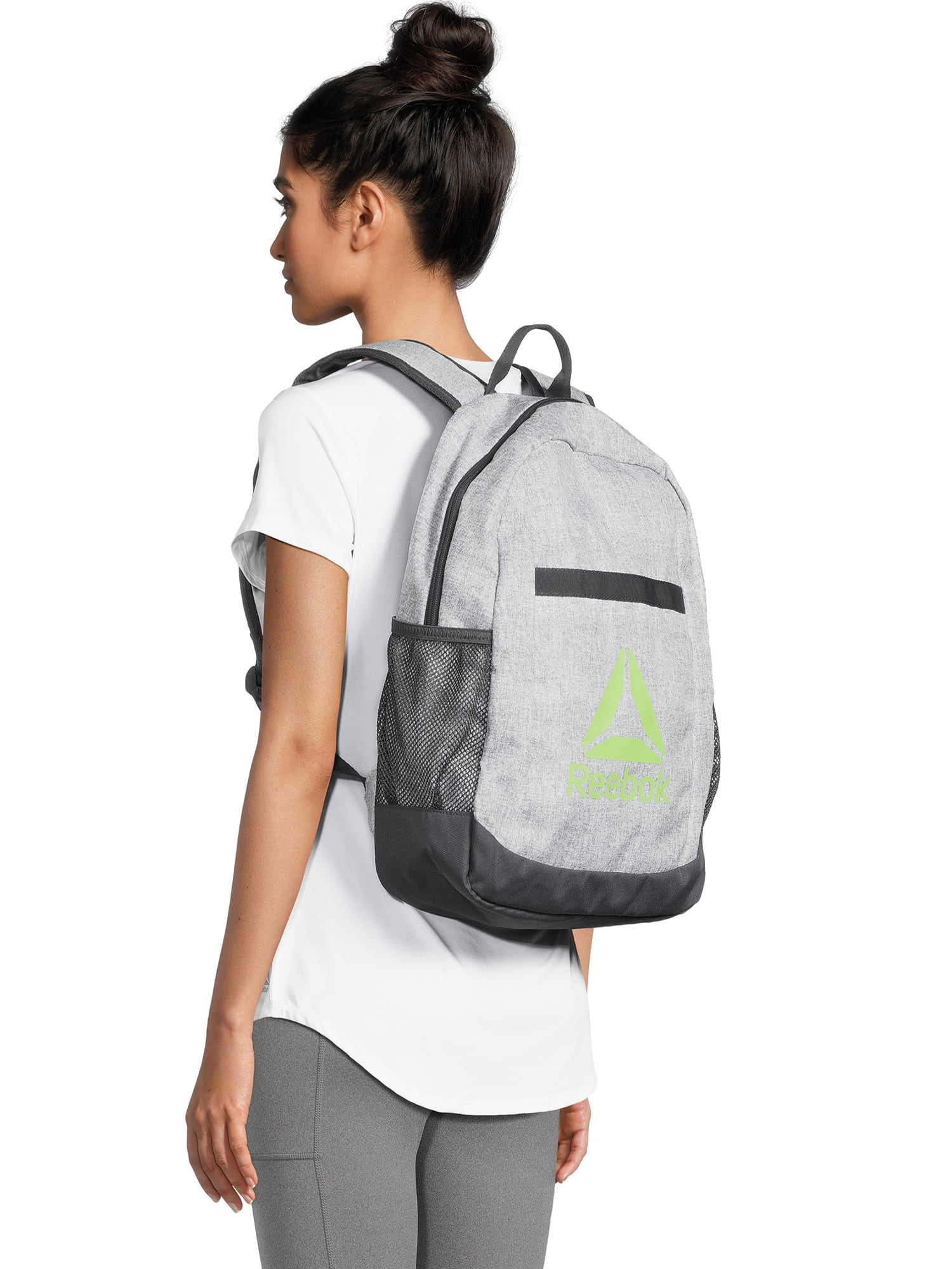 Reebok Unisex Adult Hudson Backpack - Dark Heather Gray, Adult Unisex, Size: One Size