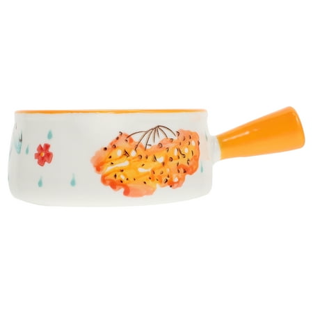 

1pc Multipurpose Household Pot Durable Ceramic Milk Pot Kitchen Cookware