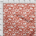 thumbnail image 3 of oneOone Tissu Flex Coton Rouge Oiseau Projets de Couture Tissu Imprimé au Mètre 40 Pouces de Large, 3 of 4